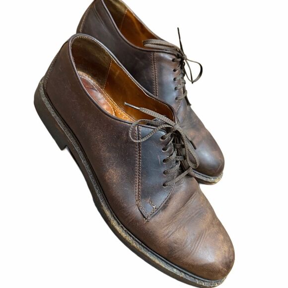 👞✨ Cole Haan Men’s Brown Leather Oxford/Derby Dress Shoes - Size 9.5 🔥